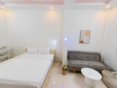 Phòng đôi với phòng tắm riêng — Góc Hải Phòng Drinks & Homestay Q4