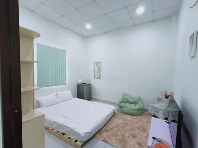 Phòng đôi với phòng tắm chung — Góc Hải Phòng Drinks & Homestay Q4